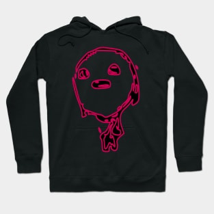 black slime face Hoodie